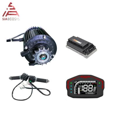 China Electric scooter/e-bike/e-motorcycle mid drive motor kits 420 sprocket 1000W with EM50SP controller for electric scooter bike for sale