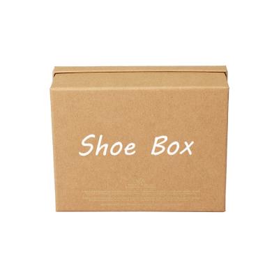 China Recyclable size EUR 35-46 custom shoes packaging paper box, shoe package box, corrugated paper shoes box for sale