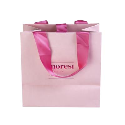 China 2021 New Arrival Cute Paper Bag Recyclable With Logo , Printing Paper Packaging Bags Small Paper Bag for sale