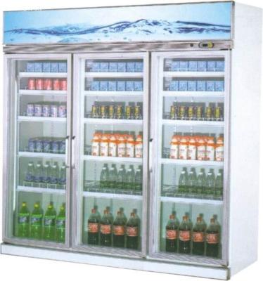 China Supermarket. Internet cafe. Restaurant Supermarket Beverage Upright Cabinet Beverage Display Showcase Commercial Upright Display Cooler for sale