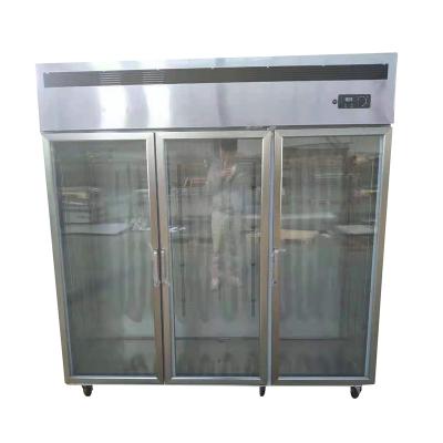 China Supermarket. Internet cafe. Cheap Restaurant Upright Six-Door Commercial Refrigerator for sale