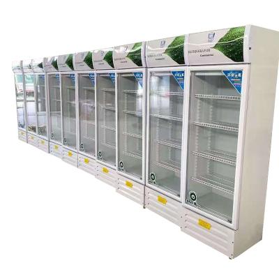 China Supermarket. Internet cafe. High quality vertical restaurant sliding door display cabinet beer refrigerator/supermarket refrigerator/beverage display cabinet for sale