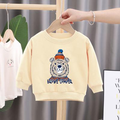 China Cute Comfortable Cartoon Windproof Kids Clothing Printed Pullover And Warm Sport Sweatshirts Washable Long Sleeve Casual Kids For Spring for sale