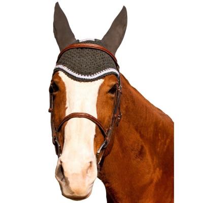 China High Quality Safety Teal Horse Fly Veil/Ear Hood Shemax Fly Veil For Horse Protection for sale