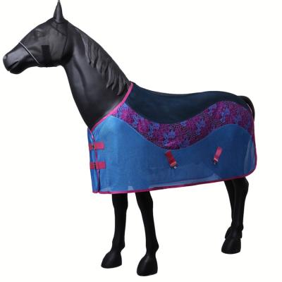 China RPET Mesh Embroidered Summer Horse Blankets EUR for sale