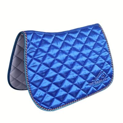 China 2020 Saddle RPET Regrown English Diamond Saddle Pad Glitter Saddle Pad for sale