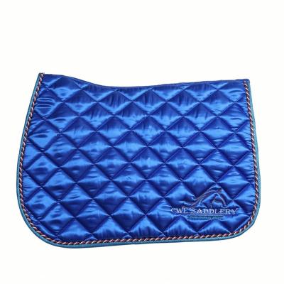 China English saddle quality glitter saddle pads regrown diamond saddle pad glitter saddle pad by RPET for sale