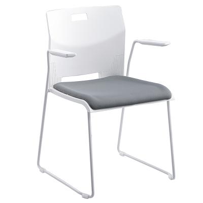 China Cooling new reinforced chair with armrests and cushions for office use office chairs for staff training use chairs for sale