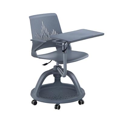 China New Design Multifunctional Rondel (Height) Adjustable Training Chairs Furniture College Classroom Swivel Chair for sale