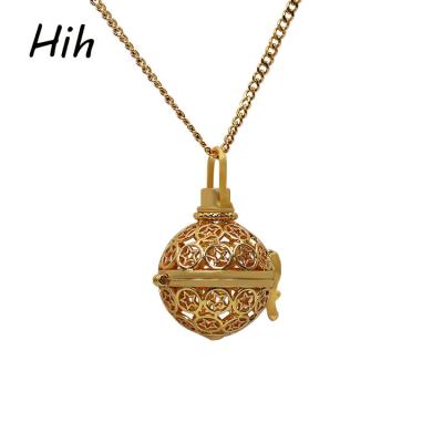 China Fashion Gold Color Perfume Bottle Vial Necklace Pendant Necklaces 2018 Woman Star Shape Perfume Pendant Jewelry for sale