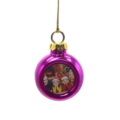 China Colorful Christamas Tree Decoration 8cm Christmas Balls Sublimation Christmas Ornaments Christmas Decoration Supplies for sale