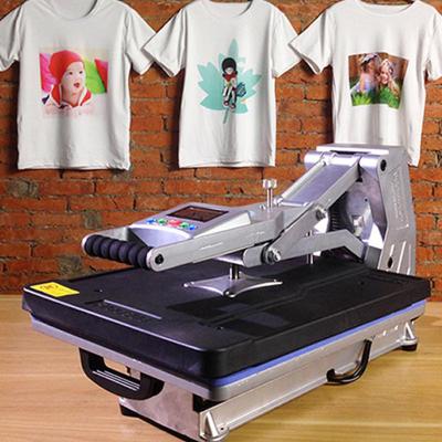 China Thermostat ST-4050A 40x50CM Adjustable Hydraulic Heat Press T-shirt Printing Machine Phone Case/Bag/Jigsaw/Rock/Glass for sale