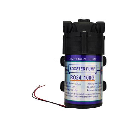 China High Efficiency 100G-Diaphragm Reverse Osmosis Booster Pump Self Sucking RO Pressure Booster Pump, Plastic RO Pump For RO Water System Parts for sale