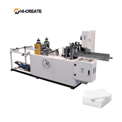 China Factory Three Fold Type Hand Towel Product Processing Machine Tissue Paper Making Machine With Laminate for sale