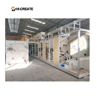 China factory baby diaper production linemachine for manufacturing baby diaper making production line for sale