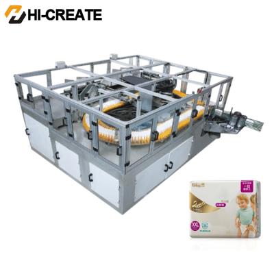 China Automatic Products Energy Saving Diaper Stacker Machine for sale