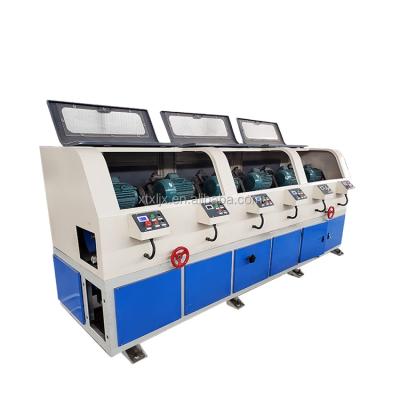 China Eco - Friendly Round Wheel Head 6 Tube Square Tube Rust Polishing Machine for sale