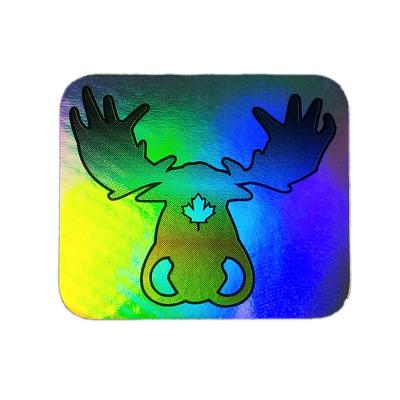 China Waterproof honcomb empty 3 layers gold hologram sticker for sale