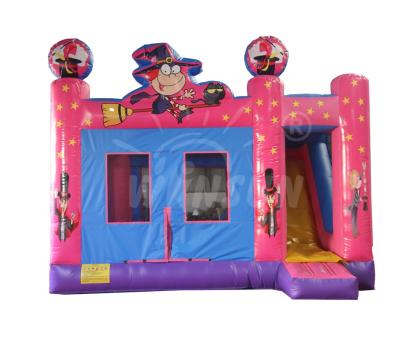 China PVC Bounce House Children's Castle Inflatable Bouncy Trampoline Combo Bouncer for sale