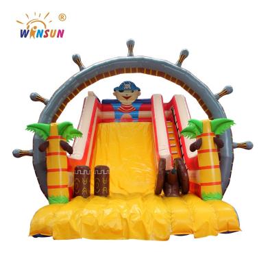 China PVC pirate inflatable water slide for kids, inflatable slide with arch inflatable water slide for sale for sale