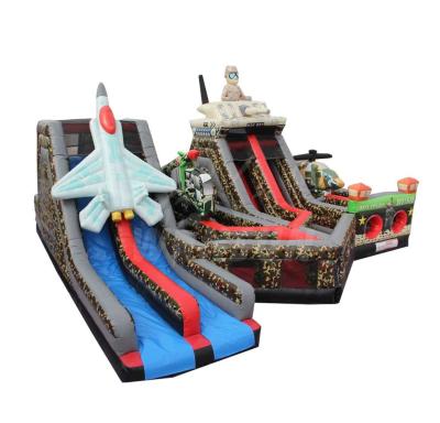 China Military Inflatable PVC Rush Obstacle Course Games For Adults Big Inflatable Obstacle Course for sale