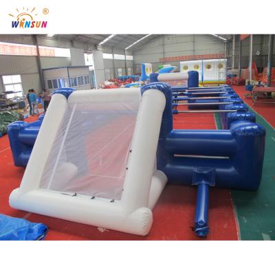 China Huge Inflatable Human Inflatable Soccer Field Game 12 Players Inflatable Foosball Amusement Park Sports Games for sale