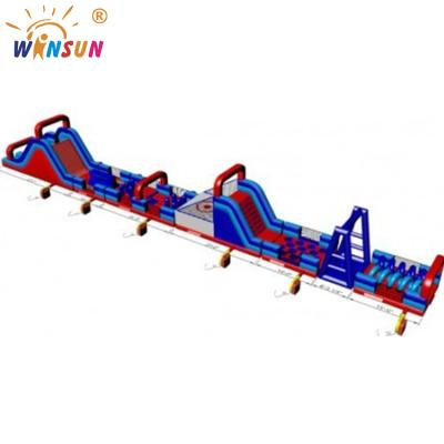 China Mega Rugged Obstacle Course Pvc Warrior Inflatable Obstacle Course for sale