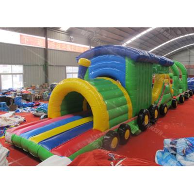 China PVC Giant Train Inflatable Obstacle Course, Obstacle Course, Inflatable Obstacle Course For Sale for sale