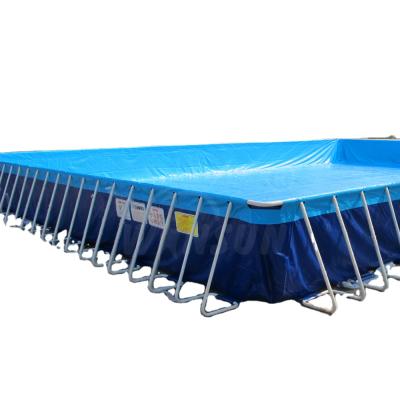 China PVC Easily Assembled Inflatable Over Ground Pool , Steel Metal Frame Pool for sale