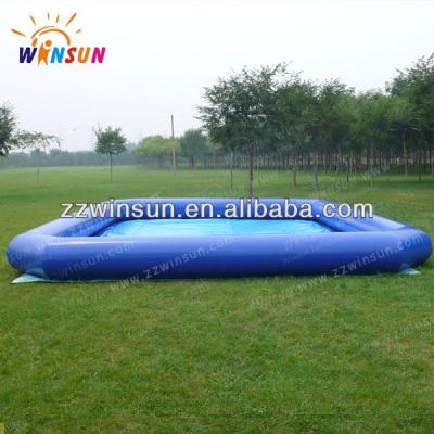 China commercial long lasting durable pvc inflatable square swimming pool,kids pool on sale 10x15x0.55m or customized sizes for sale