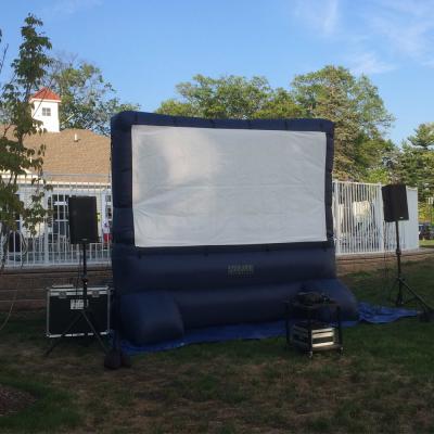 China Outdoor PVC Inflatable Screen, 16ft Inflatable Cinema, Inflatable Projector Screens for sale