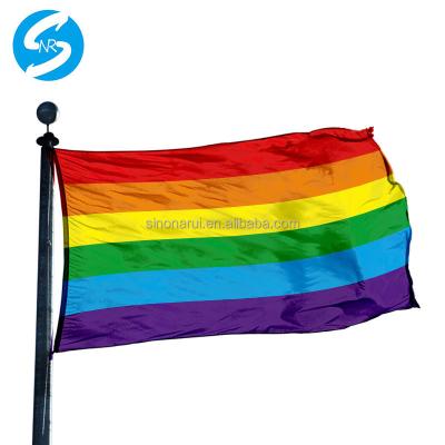 China Health Care Institutes Wholesale Lesbian Gay Rainbow Flag Home Decoration LGBT Design for sale