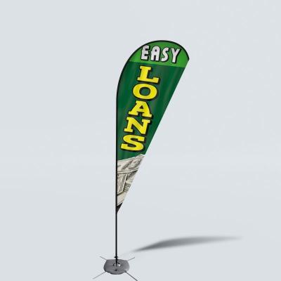 China FLYING Outdoor Custom Printing Beach Feather Flag, Flag Banner Printing Customizable Swooper Feather Flag for sale