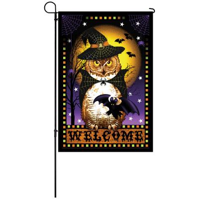 China Happy Halloween Funny Pumpkin Customized Design Holiday Garden Hanging Hot Selling Flag for sale