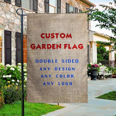 China Any custom bnunting custom seasonal diy garden flag plant flag sublimation garden flag customizable for sale