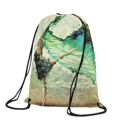 China Custom Drawstring Backpack Cotton Drawstring Backpack PVC Drawstring Promotion Polyester Custom Clear Drawstring Bag Customizable for sale