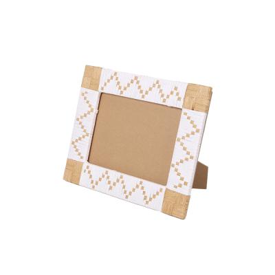 China New European\Modern Fashion Handprint and Footprint Holder Mini Photo Frame Decorative Picture Frame Paper Photo Frame for sale