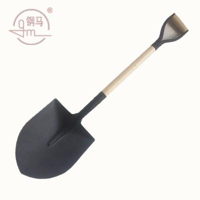 China Anti-Slip Handle South America Shovel Farm Tools With Wooden Handle Shovel S518-12Y for sale