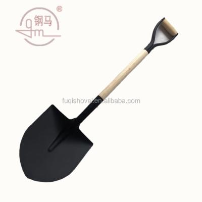 China Wholesale Garden Shovel South America Round Spade Shovel Garden Spade With Wooden Handle S518-11Y for sale