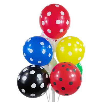 China Promotional Toy 100pcs Polka Dot Balloons Latex Pastel Balloon 10 Inch Welcome Balloons for sale