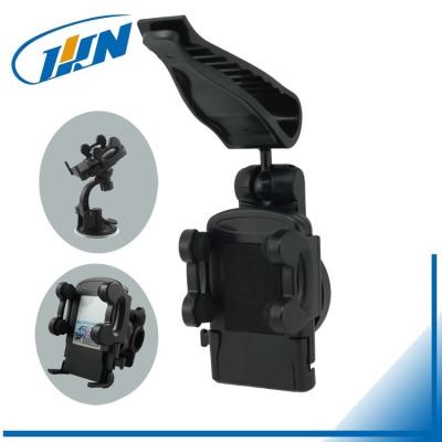 China ABS 158SV Auto Rotating Clip Holder Universal Cell Phone Car Sun Visor Mount Holder for sale