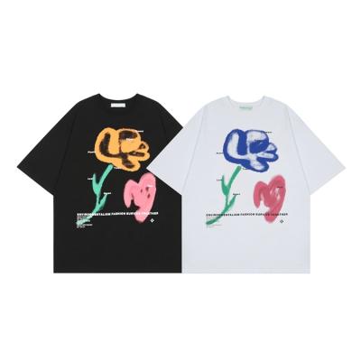 China Unique Men's Fashion Organic T-Shirts Hip Hop Style Quality Anti-Shrink Guaranteed for sale