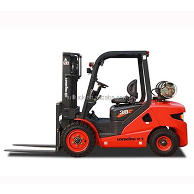 China Construction worksÂ   LONKING 3 ton forklift for sale LG30GLT gasoline/LPG forklift for sale