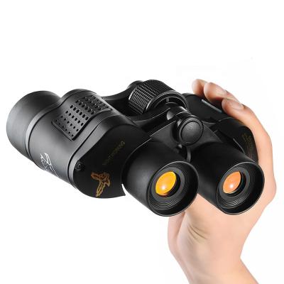 China Ultra Clear Coating/Wholesale Portable 60x60 Binoculars With Coordinates Night Vision Binoculars High Definition Outdoor Camping Red Film Telescope for sale