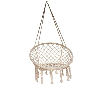 China Simple Installation Porcelain Folding Hanging Indoor Patio Rattan Swing Chair For Adult Or Child Factory Outlet Professional Wholesale Spring Hanging Chair for sale