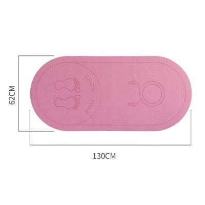 China Soft Thickened Home Step Up Dance Mat With Sound Insulation And Shock Absorption Anti-slip Fitness Yoga Sports Mat For Jumping Rope Skipping for sale