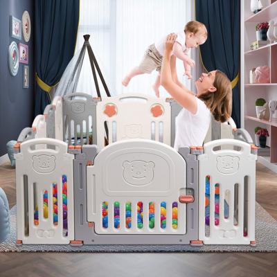 China Germany AliGan Portable Game Yard Fence Stable Free Shipping Baby Gated Play Pen Children Activity Center Crawling Safety for sale