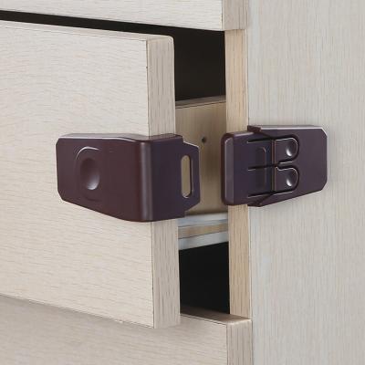 China Durable AliGan Baby Child Locks Cabinet Safety Locks Quick And Easy Adhesive Child Resistant Hot Sale Protector Right Angle Household for sale