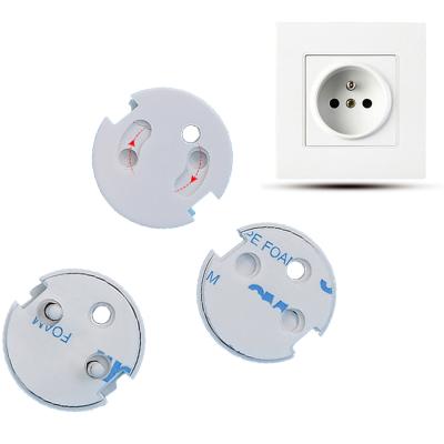 China AliGan-baby safety plug strong fit cover french outlet protect kids ABS child proof wallplate standard size clear toddler for sale