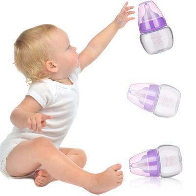 China 60ml BPA Free Baby AliGan Milk Bottle Glass Feeding Glass Bottles For Newborn Baby Milk Drinking Water BPA Free Food Grade for sale